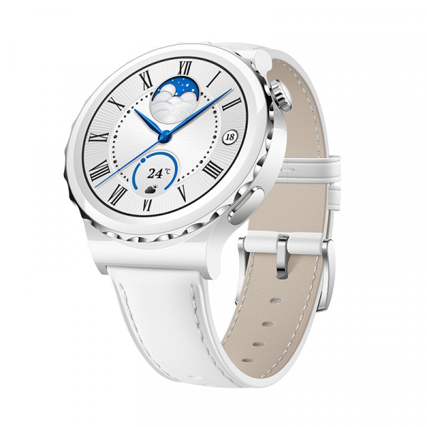 HUAWEI Watch GT 3 Pro White Ceramic 43 mm nahkaranneke 55028825