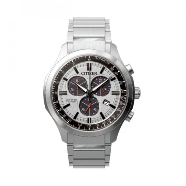 Citizen Eco-Drive Chronograph Super Titanium white AT2530-85A