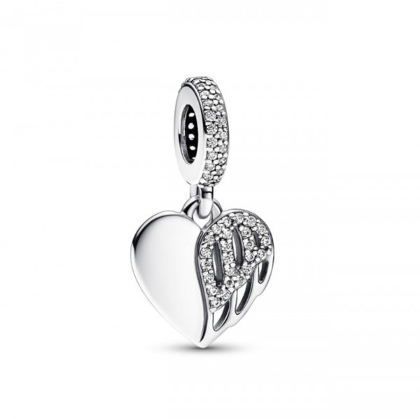Pandora Moments Heart & Angel Sterling silver hela 792646C01