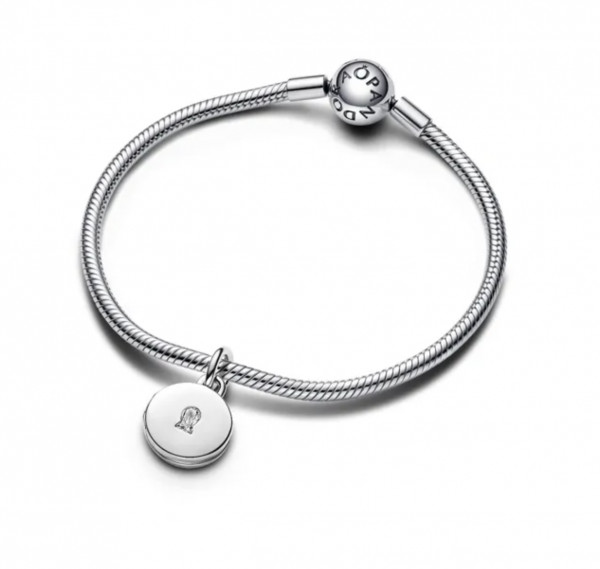 Pandora Moments Openable & Engravable Love Locket Dangle Charm Sterling silver hela 793066C01