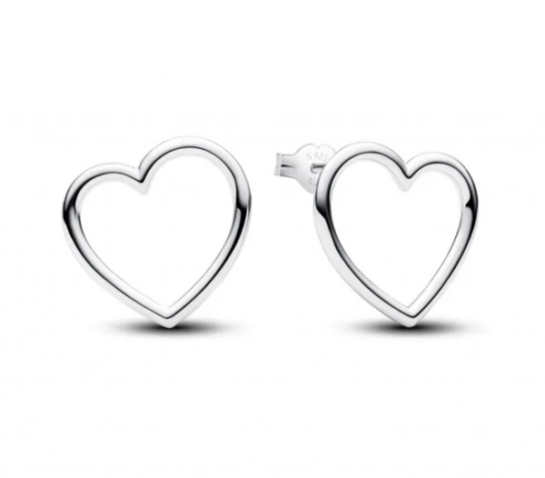 Pandora Moments Front-facing Heart Stud Earrings sydänkorvakorut 293077C00
