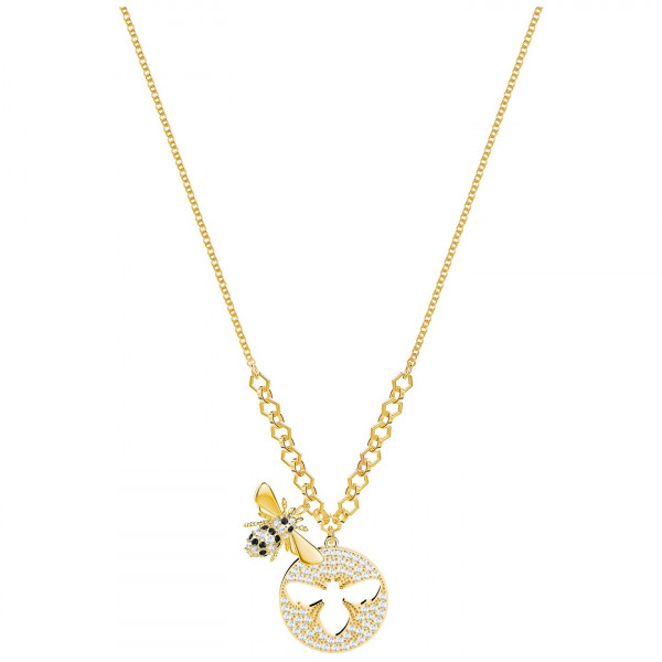 SWAROVSKI Lisabel Necklace, Small, White, Gold plating 5365641