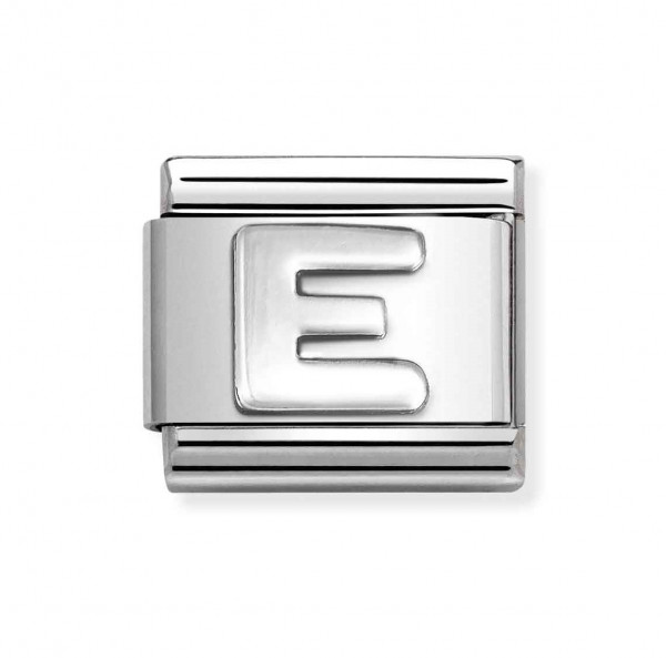 NOMINATION Classic SilverShine kirjain E 330113/05