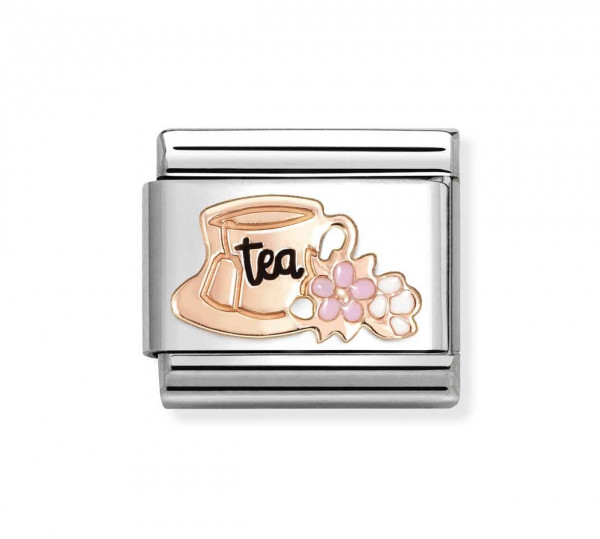 Nomination classic 9k Tea cup with flowers 430202/27