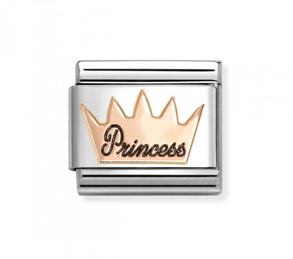 Nomination classic 9k enamel Crown Princess 430202/34