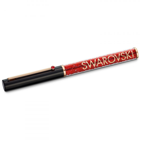 SWAROVSKI Crystalline Gloss Ballpoint Pen, Black and red, Rose-gold tone plated 5568754