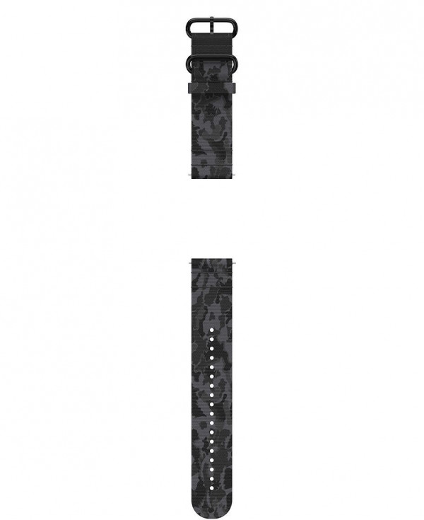POLAR Grit X tundran musta tekstiiliranneke 22mm 91082600