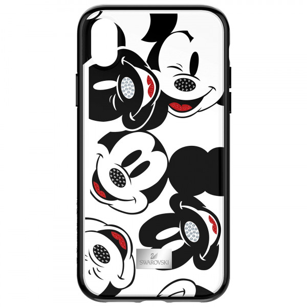 SWAROVSKI Mickey Face Smartphone Case with integrated Bumper, iPhone® X, Black 5435474